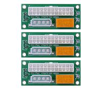 AMIUHOUN Adattatore doppio PSU per Btc, 24 pin a 4 pin, ATX, sincronizzazione sincrona