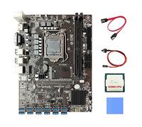 AMIUHOUN B250C BTC Mining Scheda Madre 12XPCIE a USB3.0 Slot per Scheda Grafica LGA1151+G3900 CPU+ SATA+ Interruttore+Pad Termico