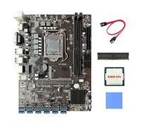 AMIUHOUN B250C BTC Mining Scheda Madre+G3930 CPU+DDR4 4GB RAM+ SATA+Pad Termico 12X PCIE a USB3.0 GPU Slot Scheda Madre