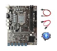 AMIUHOUN B250C BTC Mining Scheda Madre+Ventola di Raffreddamento+ SATA+ Interruttore 12X PCIE a USB3.0 Slot GPU Scheda Madre LGA1151