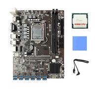 AMIUHOUN B250C BTC Scheda Madre Mineraria+CPU G3900+ SATA+Pad Termico 12X PCIE a USB3.0 Slot GPU Scheda madre LGA1151