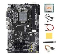 AMIUHOUN B75 12 PCIE ETH Scheda Madre +CPU+4PIN IDE A SATA + SATA+ Interruttore+Grasso Termico+Pad Termico