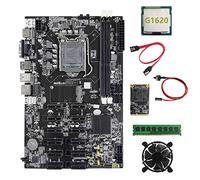 AMIUHOUN B75 12 PCIE ETH Scheda Madre +CPU G1620+DDR3 4GB 1600Mhz RAM+SSD 128G+Fan+ SATA+ Switch Scheda Madre