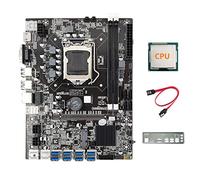 AMIUHOUN B75 8USB ETH Mining Scheda Madre 8XUSB+CPU+Baffle+ SATA LGA1155 DDR3 MSATA B75 USB BTC Scheda Madre
