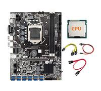 AMIUHOUN B75 ETH Mining Motherboard LGA1155 12XPCIE a USB+CPU+SATA +6Pin a Doppio 8Pin Scheda Madre B75 BTC