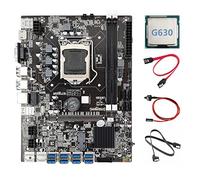 AMIUHOUN B75 ETH Mining Scheda Madre 8XPCIE A USB+G630 CPU+2XSATA + Interruttore LGA1155 MSATA DDR3 B75 Scheda madre USB
