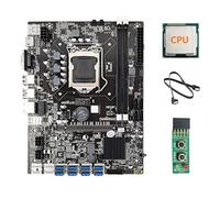 AMIUHOUN B75 USB ETH Mining Scheda Madre 8XUSB3.0+CPU casuale+Switch Board+ SATA LGA1155 DDR3 B75 USB BTC Scheda Madre