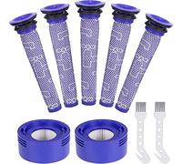 AMIUHOUN Filtro di ricambio per serie V8, filtro per aspirapolvere, filtro di ricambio lavabile per aspirapolvere