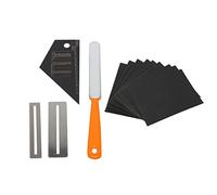 AMIUHOUN Guitar Luthier Tool Guitar Fret Crowning File, Leveling Righello Sandpaper e manico