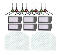 AMIUHOUN Kit di 22 Accessori per aspirapolvere Robot T10, Pezzi di Ricambio, Laterale, Panno