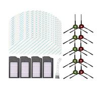 AMIUHOUN Kit di 30 Accessori per aspirapolvere T10, Laterale, Filtro HEPA, in Panno