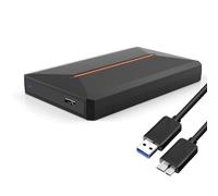 AMIUHOUN Mobile Hard Drive Box USB3.0 SATA2,5 Notebook Tape Externe Hard Drive Externe Hard Drive for /OS/Linux Nero Durevole Facile da Installare Facile Da Usare