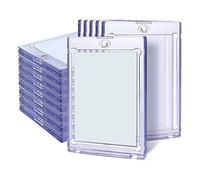 AMIUHOUN Porta Carte Magnetiche 24 Punti 35 Pt per Carte da Collezione, Custodia di Protezione per Carte Base-Ball Magnete Caricatori Superiori per Carte Sportive