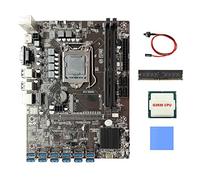 AMIUHOUN Scheda madre B250C BTC Mining CPU+G3930 CPU+DDR4 4GB RAM+ Switch+Pad Termico 12X PCIE a USB3.0 GPU Slot Scheda Madre