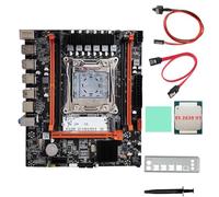 AMIUHOUN Scheda madre desktop X99H+CPU E5 2620 V3+grasso termico LGA2011-V3 B85 DDR3X4 ECC Slot M.2 NVME PCI-E 3.0 X16 PCB nero, 500445281