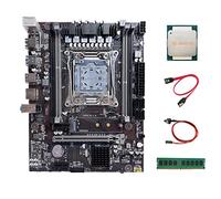 AMIUHOUN Scheda madre X99 LGA2011-3 Computer scheda madre con E5-2650 V3 CPU+DDR4 4G 2666Mhz RAM+ SATA+ interruttore