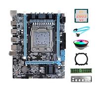 AMIUHOUN X79 Scheda Madre V389+E5 2603 V2 CPU+DDR3 RECC 4GB RAM+RGB Fan+ SATA+Baffle+Staffa NVME LGA2011 per