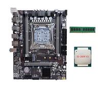 AMIUHOUN X99 Scheda Madre LGA2011-3 Computer Scheda Madre Supporto Dual Channel DDR4 RAM con E5 2609 V3 CPU+DDR4 4GB 2666Mhz RAM