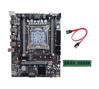 AMIUHOUN X99 Scheda Madre LGA2011-3 Computer Scheda Madre Supporto Xeon E5 V3 V4 Series CPU con DDR4 4G 2666Mhz RAM+ SATA
