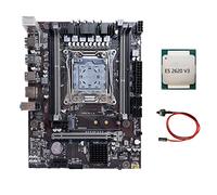 AMIUHOUN X99 Scheda Madre LGA2011-3 Computer Supporto Scheda Madre Xeon E5 V3 V4 Series CPU con E5 2620 V3 CPU+ Interruttore