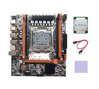 AMIUHOUN X99H Scheda Madre LGA2011-3 Computer Scheda Madre Supporto Memoria RAM DDR4 con E5 2620 V3 CPU+ SATA+Pad Termico