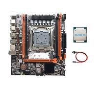 AMIUHOUN X99H Scheda Madre LGA2011-3 Computer Supporto Scheda Madre Xeon E5 2678 2666 V3 Series CPU con E5 2620 V3 CPU+ Interruttore