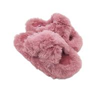 Amix Diamond Afrodite Ciabatte Donna Invernali in Memory Foam, Morbide Pantofole Pelose per Casa