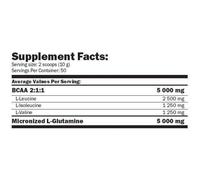 Amix Glutammina Bcaa In Polvere Frutta 500g Uncolor