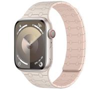 Amizee Compatibile con Cinturino Apple Watch 49/46/45/44/42/41/40/38mm, Cinturino Silicone Magnetiche per iWatch Ultra 3/2/1 Series 11 10 9 8 7 6 5 4 SE3/2/1 (38/40/41/42, Galassia Rosa)