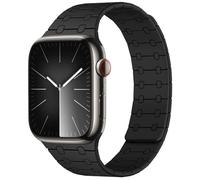 Amizee Compatibile con Cinturino Apple Watch 49/46/45/44/42/41/40/38mm, Cinturino Silicone Magnetiche per iWatch Ultra 3/2/1 Series 11 10 9 8 7 6 5 4 SE3/2/1 (38/40/41/42, Nero)