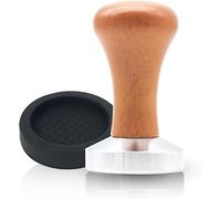 AMJKEJI Pressa caffè 51mm Tamper caffè in Acciaio Inossidabile con Tappetino Tamper Manomissione caffè per Caffetteria, Casa, Ufficio, Hotel