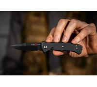 AMK2204 Al Mar Mini Sere 2020 A/O 8Cr13MoV Plain Edge Nero Frn Handle