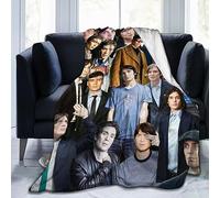 Amkong Coperta Cillian Murphy morbida e confortevole in pile di lana coperta per divano, ufficio, auto, campeggio, yoga, viaggi, decorazione per la casa, accogliente coperta da spiaggia in peluche