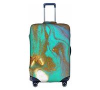 Amkong Copertura elastica per valigie per trolley con texture astratte creative per donne e ragazze, XL, Texture astratte creative2, M