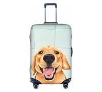 Amkong Golden Retriever - Copertura elastica per valigia per trolley da donna e ragazza, XL