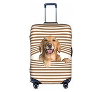 Amkong Golden Retriever - Copertura elastica per valigie per trolley da donna e ragazza, piccola
