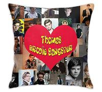 Amkong Thomas federa per cuscino Brodie-Sangster con cerniera invisibile stampata 45,7 cm 45,7 cm