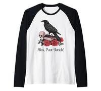 Amleto Shakespeare Gioca Citazione Ahimè, Povero Yorick! Maglia con Maniche Raglan