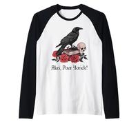 Amleto Shakespeare Gioca Citazione Ahimè, Povero Yorick! Maglia con Maniche Raglan