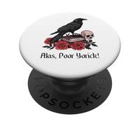Amleto Shakespeare Gioca Citazione Ahimè, Povero Yorick! PopSockets PopGrip Adesivo