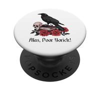 Amleto Shakespeare Gioca Citazione Ahimè, Povero Yorick! PopSockets PopGrip Adesivo