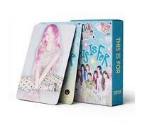 AMLHTY 55 biglietti Kpop Twice This Is For Photocartes This Is For New Album Carte TwICE Mini Merch Photocartes Set Kpop Greeting Card Postales for Fan