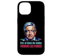 AMLO Presidente Amlito Primero Los Pobres 4t Amlover Messico Custodia per iPhone 14