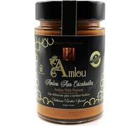 Amlou con arachidi tostate vaso da 400 g - Crema spalmabile marocchina naturale al 100%, con olio di argan e miele di fiori d'arancio.
