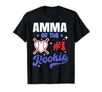 Amma Of Rookie 1st Baseball Festa di Compleanno Tema Corrispondenza Maglietta