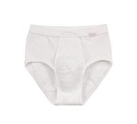 Ammann Slip a costine doppie, confezione da 3, bianco, XL