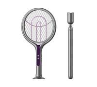 Ammazza-mosche elettrico a testa rotante, lampada ultravioletta 2 in 1 ricaricabile, adatto sia for uso interno che esterno in casa(Long Type)