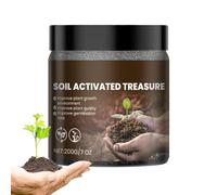 Ammendante per prati, ammendante del terreno | Balsamo attivato dal terreno da giardino da 200 g - Compost per piantine, fertilizzante per fiori e piante del terreno, terriccio allentato per piante d'