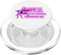 Ammettilo che la lezione di danza sarebbe noiosa senza di me ballerina PopSockets PopGrip per MagSafe