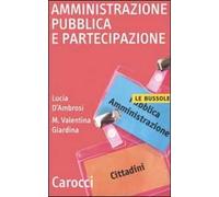 Amministrazione pubblica e partecipazione